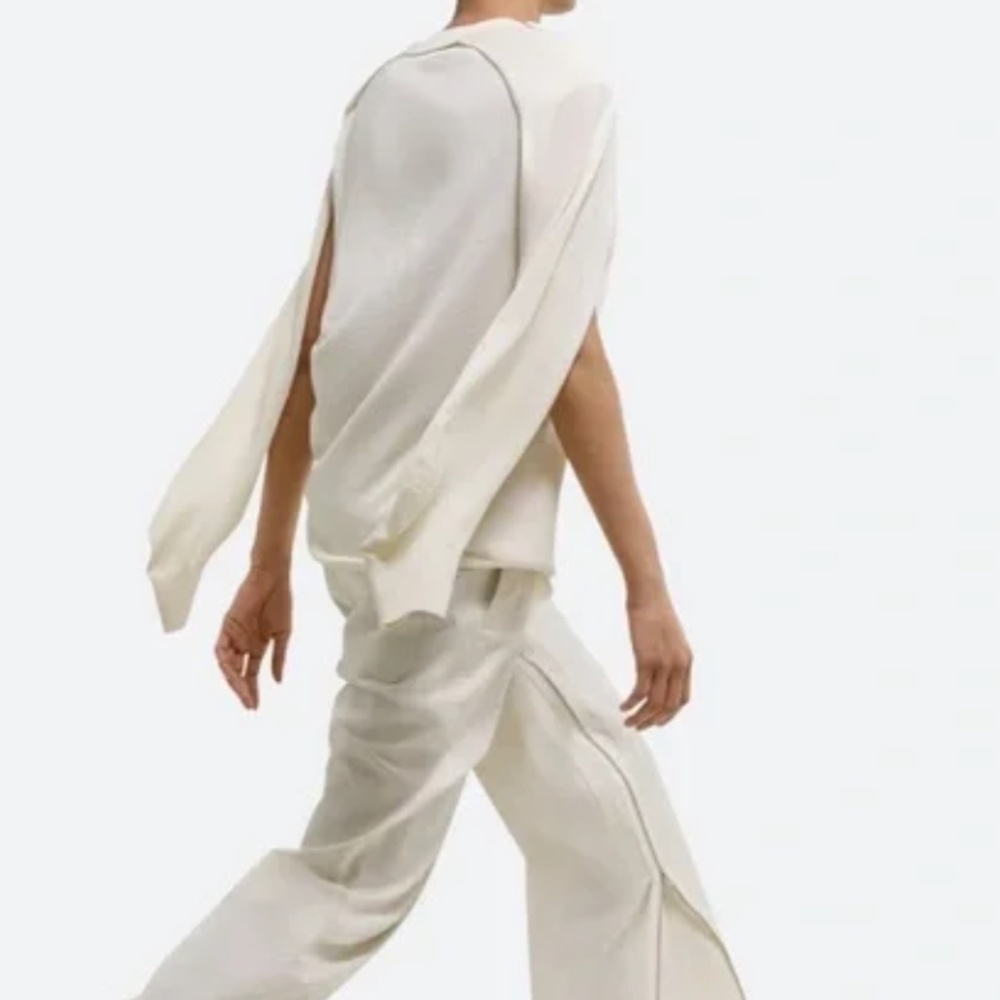 NWT Helmut Lang Cream Shrug/Sweater, XS,  GD1224 - Picture 5 of 9